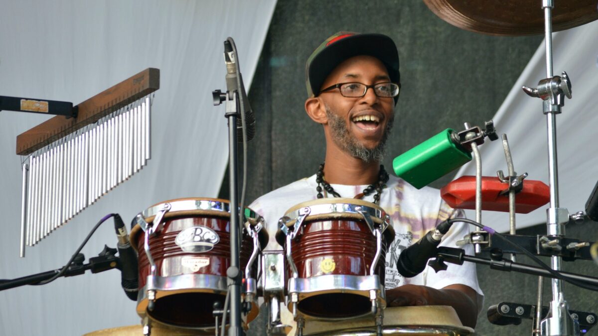 Jamemurrell Stanley performing in Max Creek at Odetah Camping Resort in Bozrah, Connecticut, during Camp Creek on August 3, 2019 (photo credit: Jimmy Jennings Photography).